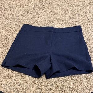 Trina Turk High Waist Navy Shorts